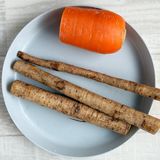 大人のきんぴらごぼう!生姜がおいしい~作り方1写真