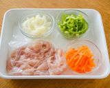 むね肉と彩り野菜の南蛮作り方1写真