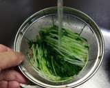 水菜を塩こんぶとごま油で和えて作り方3写真