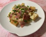 厚揚げとにんにくベーコン炒め✨作り方4写真