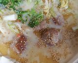 白菜の焼きつくね入りごまごま豆乳鍋作り方11写真