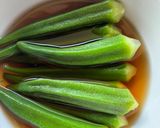 簡単！オクラの麺つゆ漬け作り方5写真