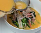 【レンジ料理】鶏とほうれん草の茶碗蒸し作り方6写真