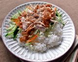 万能ピリ辛ごまだれ！バンバンジーサラダ作り方6写真