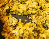 のこったカレーでササッと炒飯作り方1写真