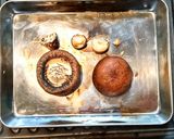 バーナー焼き豆腐と焼き椎茸のお味噌汁作り方2写真