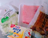 ＊豚肉と味付いなりのキャベチーズ巻き＊作り方1写真