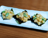 海苔ととうもろこしと枝豆のかき揚げ作り方6写真