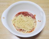 重ねて焼くだけ☆スパゲティミートグラタン作り方2写真