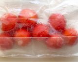 美味しさの秘訣は冷凍♡ミニトマトのみそ汁作り方1写真