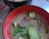 簡単★夏野菜のお味噌汁作り方8写真