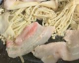 簡単　えのき豚肉の和風パスタ作り方10写真