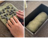 甘納豆入り！一斤型で作る【よもぎ食パン】作り方7写真