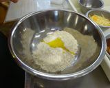 豚小間と菊芋の生姜焼き風ピザ作り方3写真