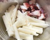 タコと長芋の梅風味あえ作り方3写真