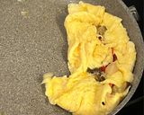 秋の薬膳　野菜炒めのオムレツ作り方4写真
