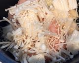 鶏ひき肉とえのきの炊き込み冷凍弁当作り方2写真