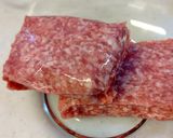 豚肉ハンバーグ、エノキ＆れんこん入り。作り方1写真