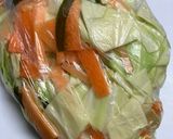 カレーうどんに合うキャベツとにんじんの浅作り方4写真