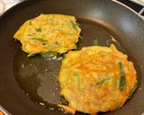 【簡単副菜】納豆とニラねぎ人参のチヂミアレンジ作り方4写真