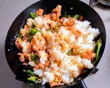 絹さやと豚ロース肉の混ぜごはん作り方8写真
