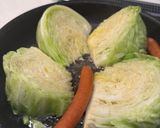 キャベツのココナッツオイル焼き作り方1写真