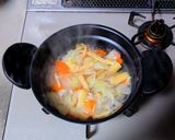 豚汁カレー煮込みうどん作り方4写真