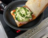 フライパンでホットサンド作り方7写真