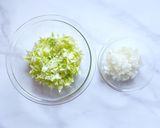 鶏とキャベツのメンチカツ作り方1写真