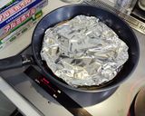 サツマイモと厚揚げの煮物作り方3写真