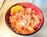 レトルト 活用術 松屋の牛丼で他人丼作り方6写真