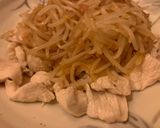 梅味もやしと茹で鶏作り方5写真