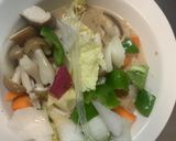 お一人様ステーキタレ味根菜たっぷり野菜炒作り方16写真