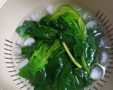 巻きすで仕上げる♪ほうれん草の中華風ごま和え作り方3写真