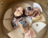 【簡単】喉風邪に☆さば缶&大根の煮物作り方3写真