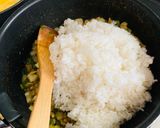 ＼フライパンまるごと／マヨオムライス作り方3写真