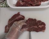 USA牛ミスジ柔らかバルサミコ酢煮作り方2写真