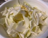キャベツ&ザーサイ漬け。作り方1写真