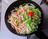 豚ひき肉とピーマンもやしのピリ辛炒め作り方7写真