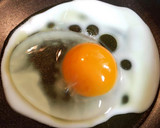 おかわかめと人参のソテー　目玉焼き作り方1写真