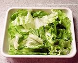 レタスと桜エビの味噌うどん作り方1写真
