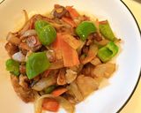 調味料は回しかけるだけ！豚バラとピーマン作り方7写真