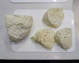 キャベツの甘みそドレッシング掛け作り方1写真