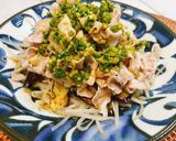 茄子ともやしの豚しゃぶ香味ダレ作り方4写真