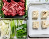 我が家の定番!肉豆腐作り方1写真