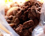 型不要！超簡単♪クッキーナッツ生チョコ作り方2写真