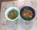 簡単に!お吸い物にも!豆苗とミニトマト作り方20写真