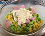 剥き枝豆とコーンのサラダ作り方1写真
