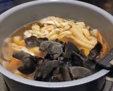 キクラゲ入り御雑煮作り方2写真