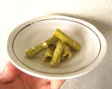 イタドリの天ぷら&皮茶&油炒め作り方9写真